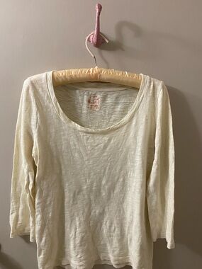 J.Crew Artist T Cotton Long Sleeve Top